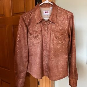 Roper Rust Women's Gold Fleck Cowgirl Shirt